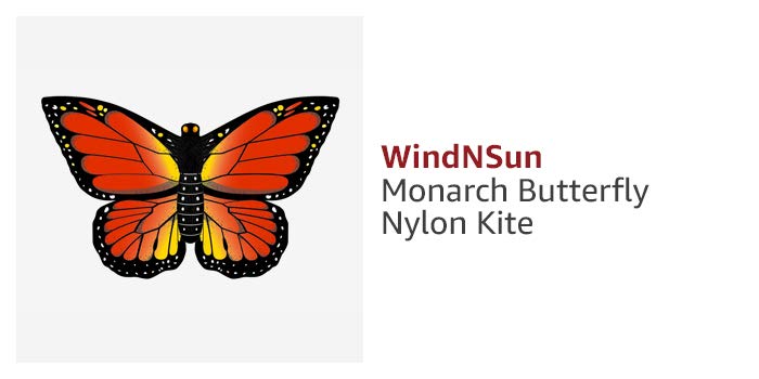 WindNSun Monarch Butterfly Nylon Kite