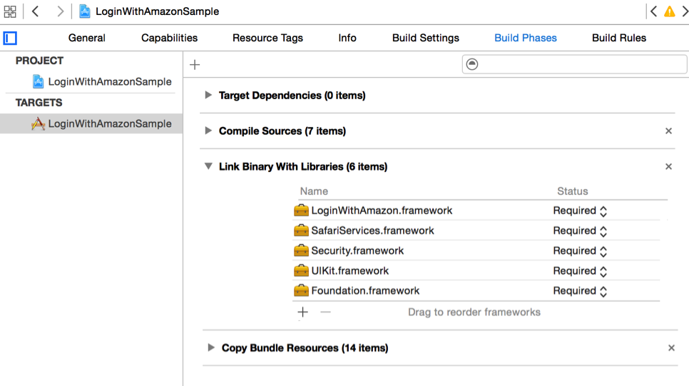 iOS Login with Amazon Developer Center