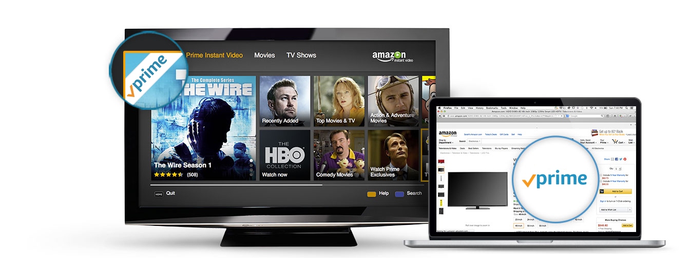 Look for the Prime logo