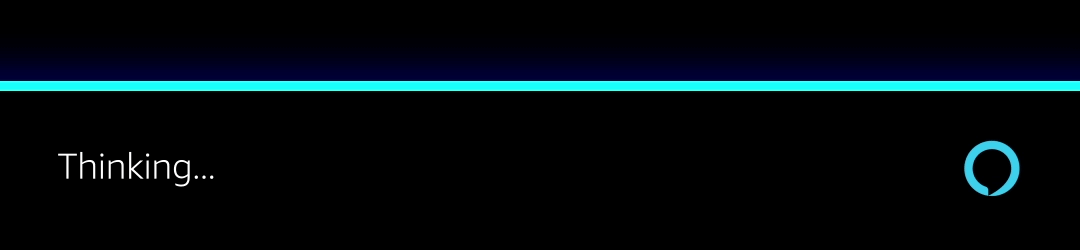 Alexa Attention State: Voice Chrome: Speaking