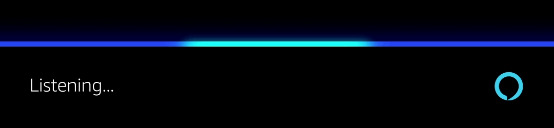 Alexa Attention State: Voice Chrome: Thinking 