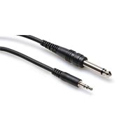 Hosa Cable CMP105 1/8 Inch TRS to 1/4 Inch TS Cable - 5 Foot