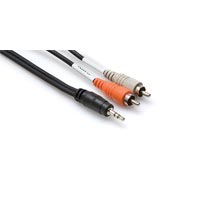 Hosa Cable CMR210 Stereo 1/8 Inch to Dual RCA Adapter Cable - 10 Foot