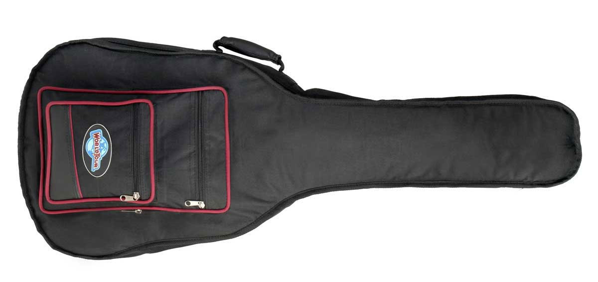 world tour deluxe 20mm electric guitar gig bolsa