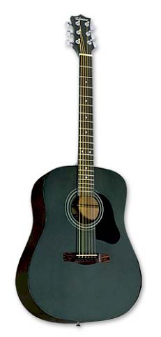 Silvertone SD-10/BK アコースティックギター Amazon.com: Silvertone SD10 Acoustic Guitar Package, Black
