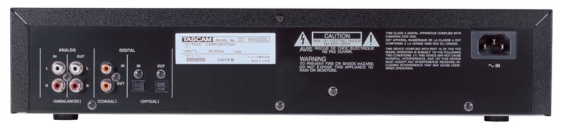 Amazon.com: TASCAM CD-RW900SL Slot-loading CD Recorder: Musical Instruments