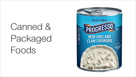 Canned &amp; Packaged Foods