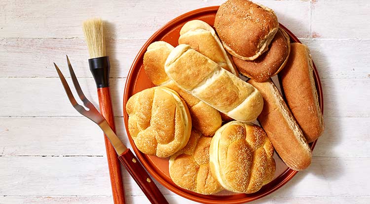 Buns &amp; condiments