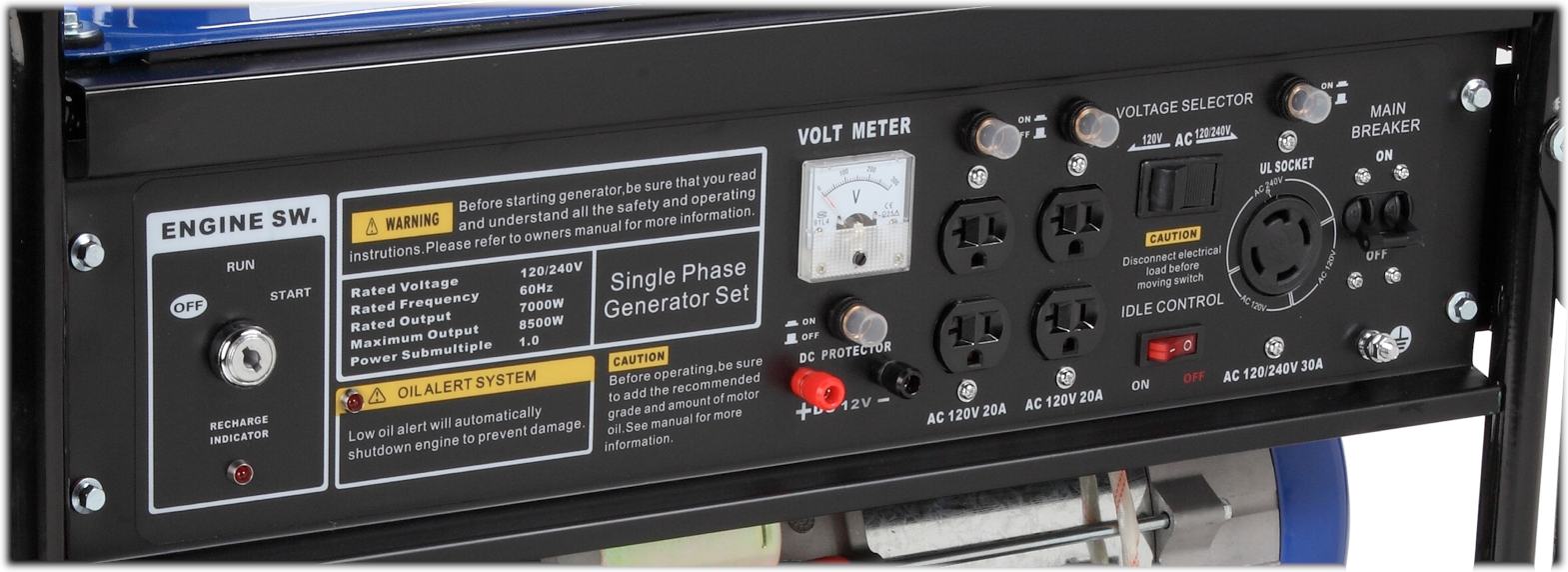 DuroMax XP8500ECA 8,500 Watt 16 HP OHV 4Cycle Gas Powered