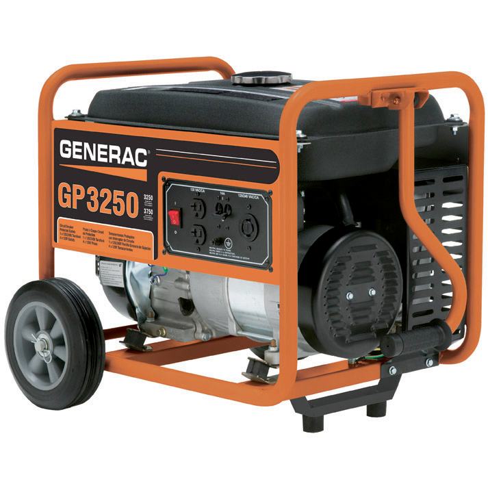 Generac 5982 GP3250 3,250 Watt 206cc OHV Portable Gas
