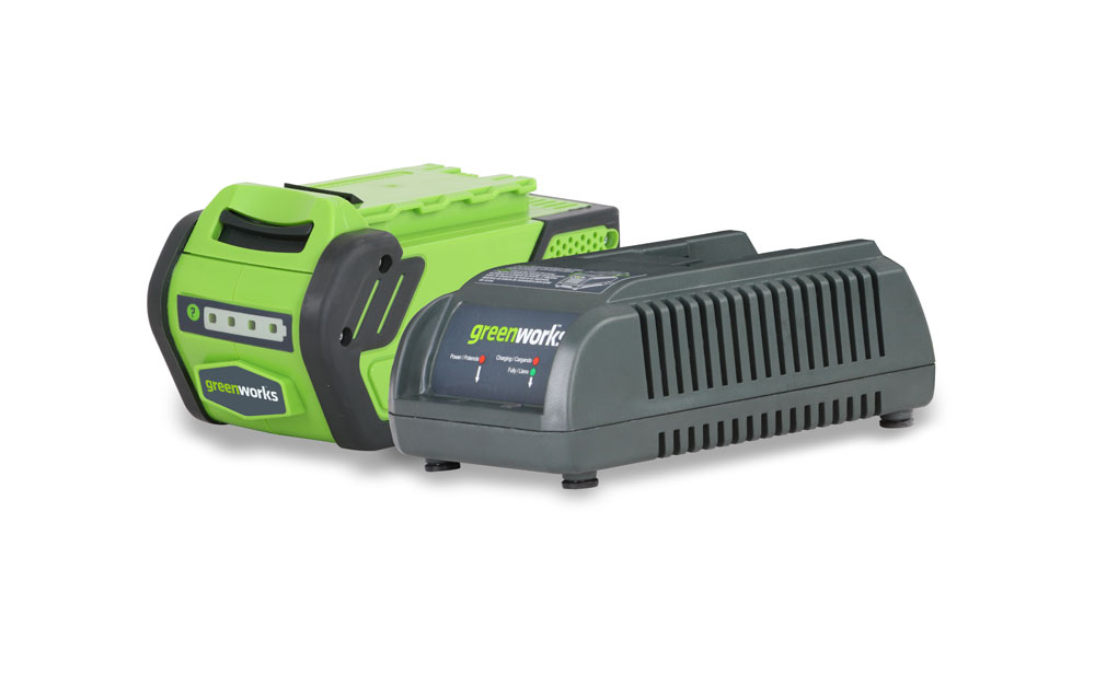 GreenWorks 24102A Cordless LithiumIon Leaf Blower, Includes Gen. 1 40V 4.0amp