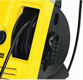 Integrated hose reel