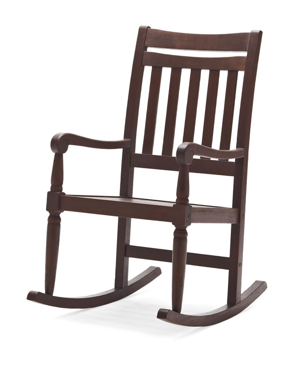 Strathwood Redonda Hardwood Rocking Chair, Dark Brown