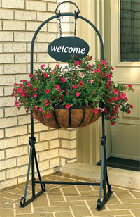 Amazon.com : CobraCo Welcome Garden Hanging-Basket Planter WGPFW