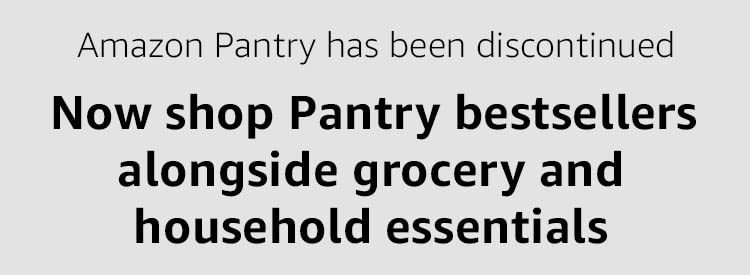 Amazon Pantry has been discontinued