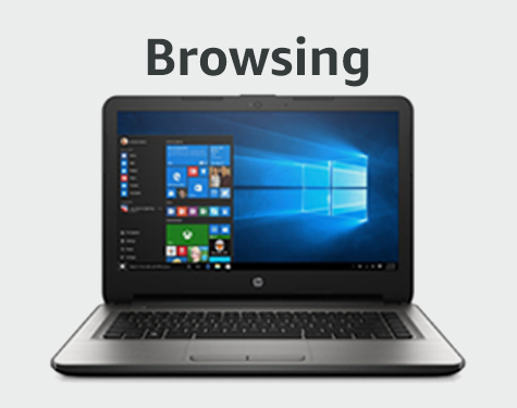 Browsing Laptop