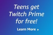 Teens get Twitch Prime for free!