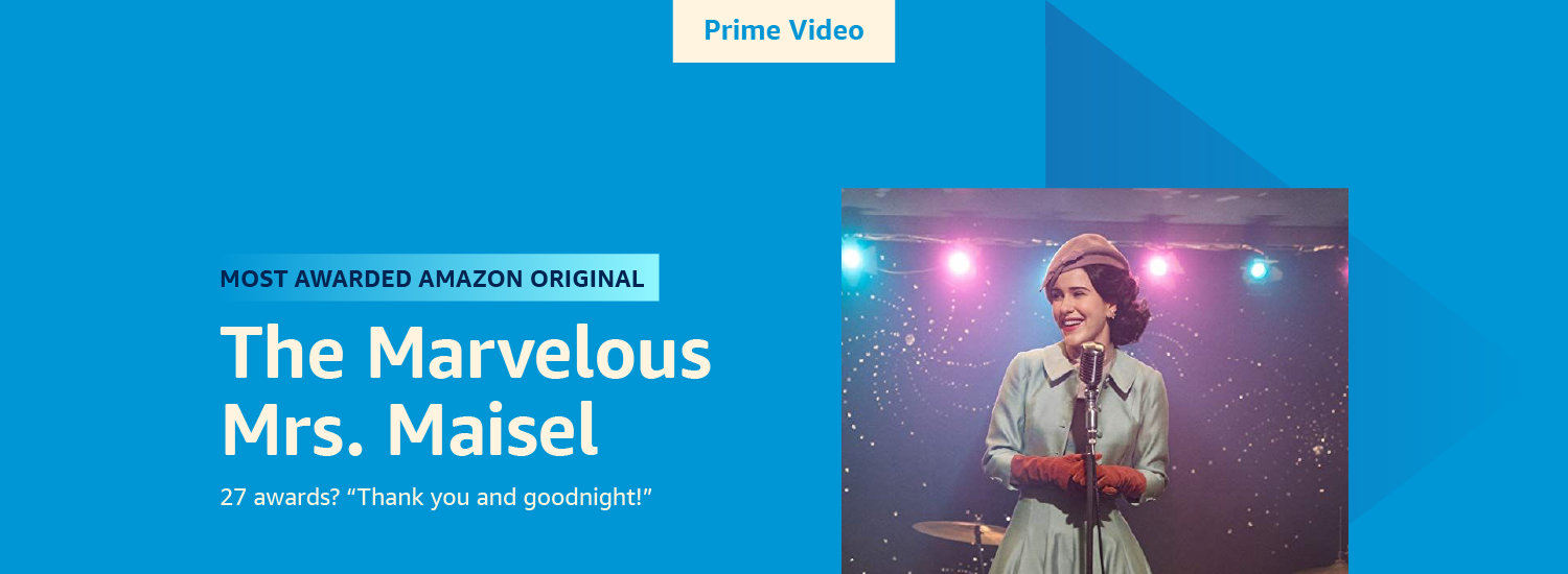 Most Awarded Amazon Original: The Marvelous Mrs. Maisel