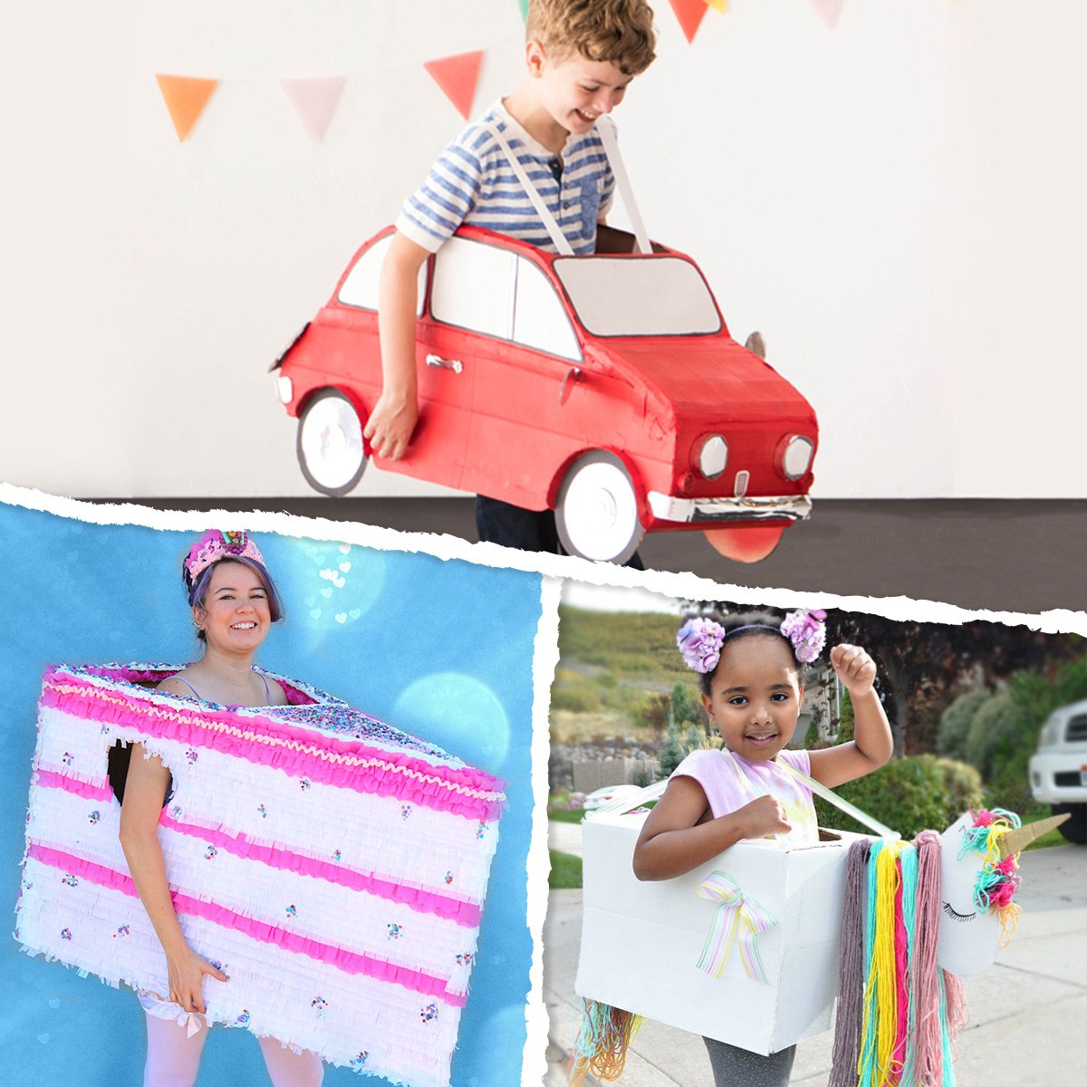 DIY Prime Make Halloween costumes out of Amazon Smile boxes