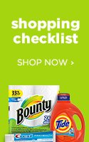 Shopping Checklist