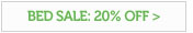 Bed Sale: Up to 20%