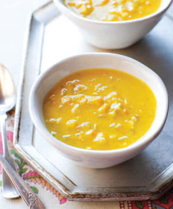 Saffron Corn Soup