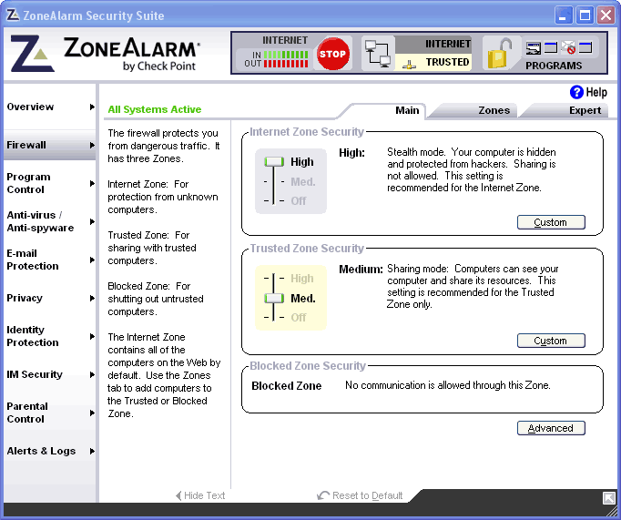 Zonealarm Security Suite 2007 [OLD VERSION]