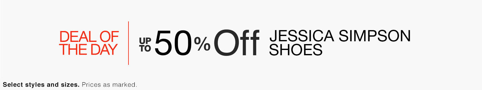 Deal of the Day: Up to 50% Off Jessica Simpson Shoes