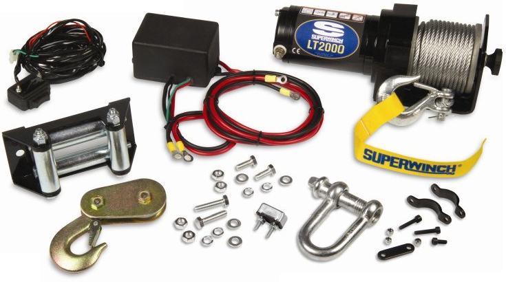 Amazon.com: Superwinch 1120210 LT2000 12-Volt ATV Winch ... bi directional winch motor wiring diagram 