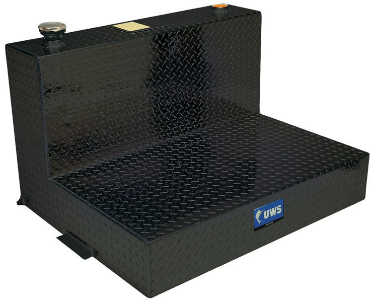 UWS TT100LT/PBLK Black 100 Gallon LShaped Transfer