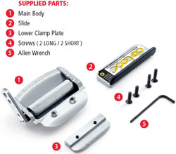 Box contents of the CG-Lock CG001 Seatbelt Stabilizer