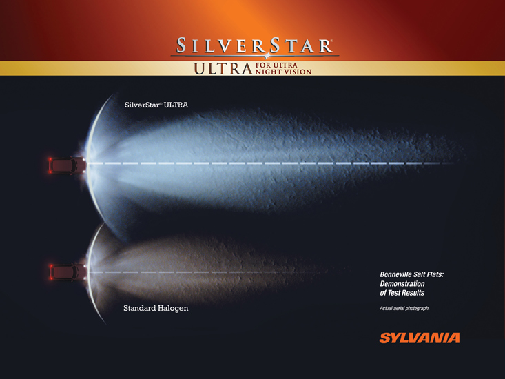 Sylvania SilverStar Ultra 9005 Halogen Headlight Bulbs - High Performance, Brightest Downroad, 2-Pack