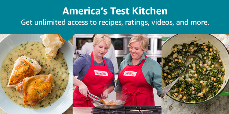 America's Test Kitchen: Get unlimited access to recipes, ratings, videos, and more.