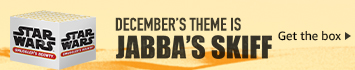 Funko Star Wars Smuggler's Bounty Box: Jabba's Skiff (December theme)
