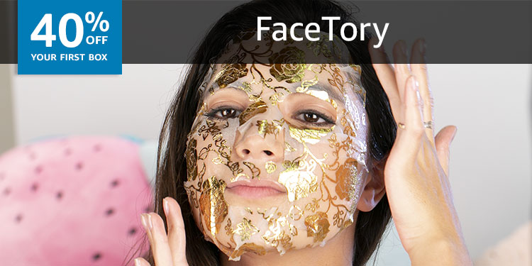 40% off your first box of Facetory