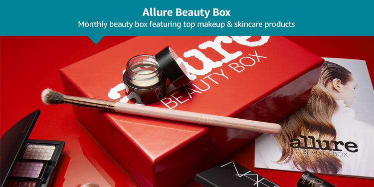 Allure Beauty Box: Monthly beauty box featuring top makeup and skincare products