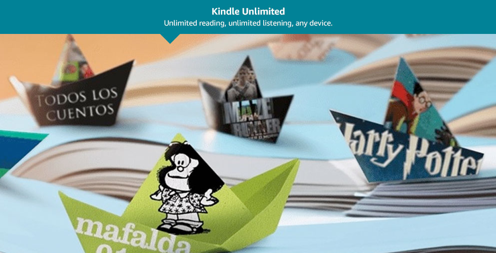 Kindle Unlimited: Unlimited reading. Unlimited listening. Any device.
