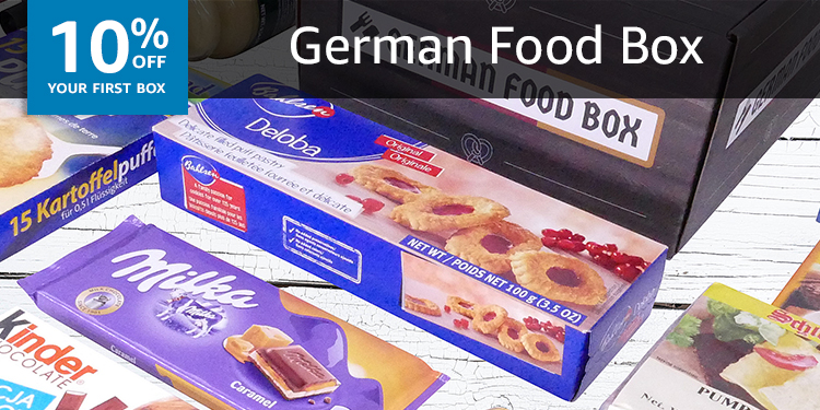 10% off your first box of German Food Box