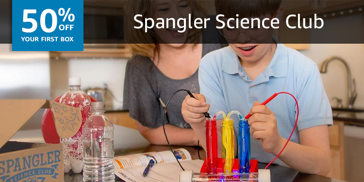 50% off your first Spangler Science Club