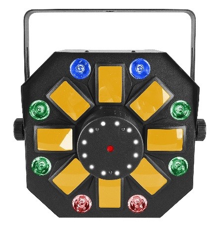 激光投影仪和舞台照明示例 