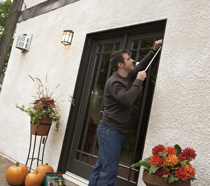 3M Outdoor Window Insulator Kit, 2Window Weatherproofing Window