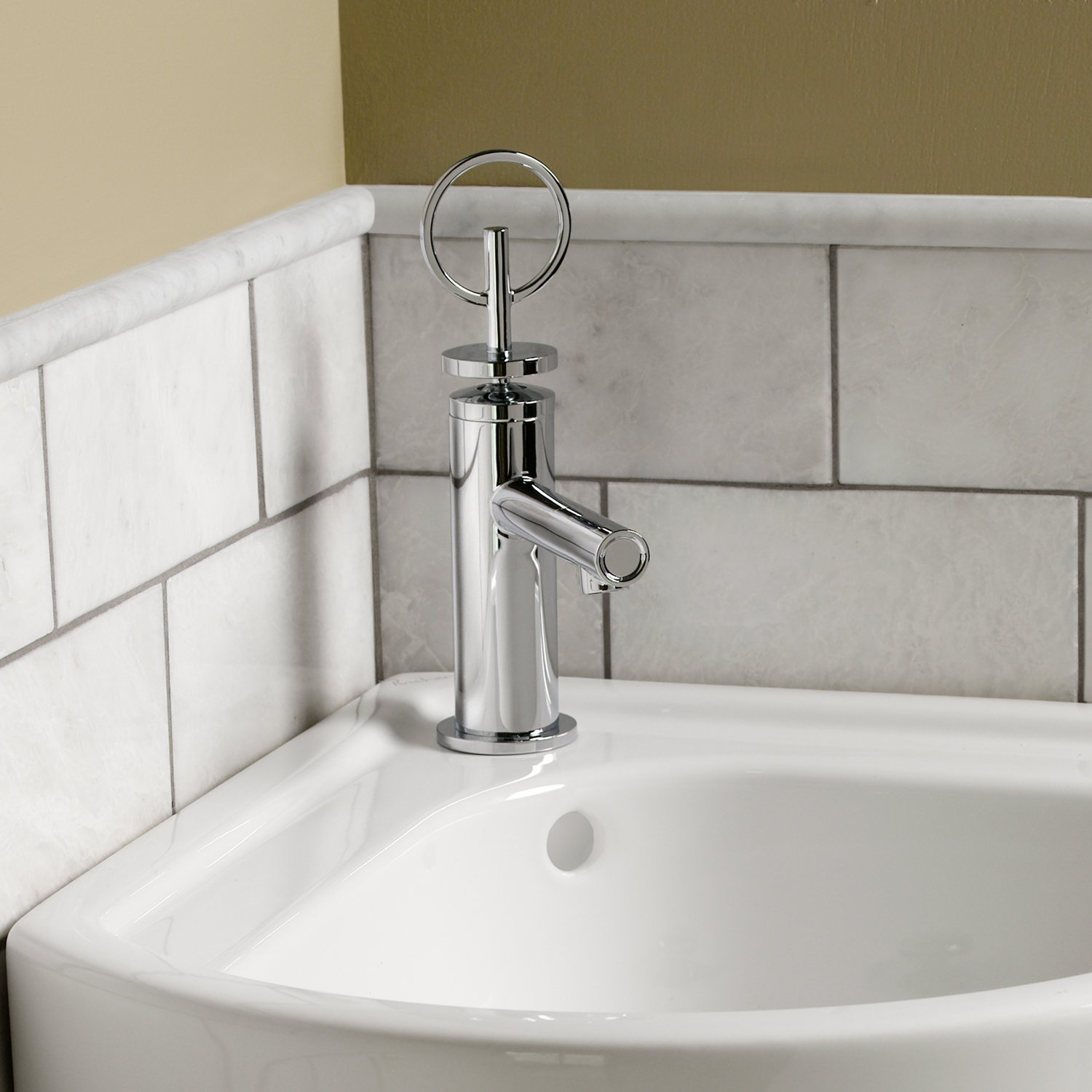 Jado 847001.100 Stoic Single Lever Lavatory Faucet with Loop Handle