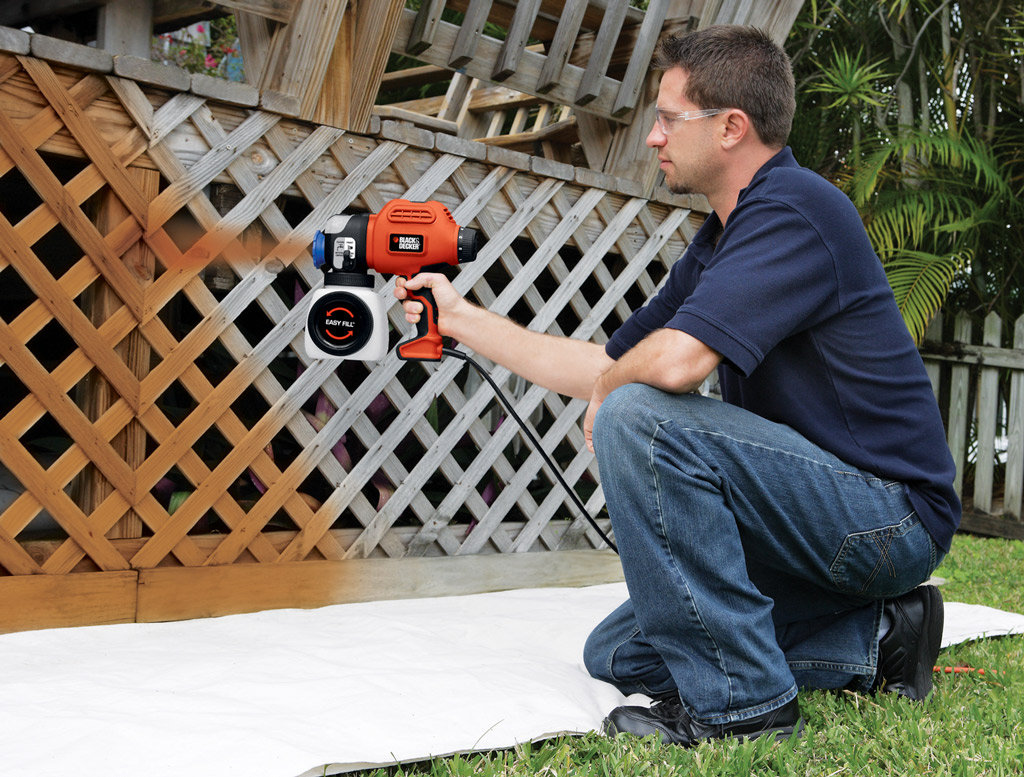 Black & Decker BDPS400K Single Speed Quick Clean Paint Sprayer Power