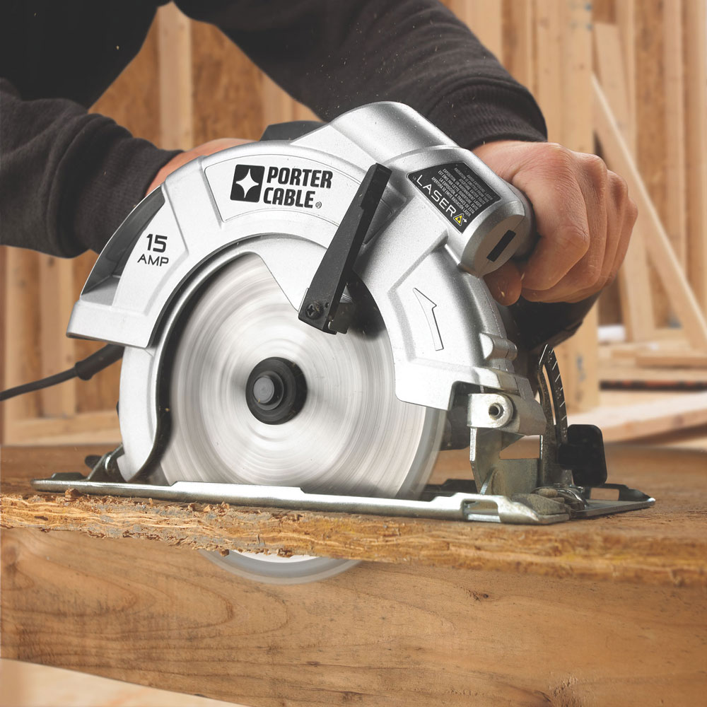 PORTER-CABLE PC15CSLK 7-1/4-Inch Circular-Saw with Laser 