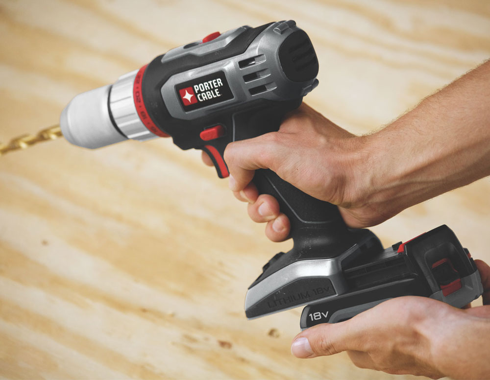 PORTERCABLE PCL418IDC2 18Volt LithiumIon 4Tool Combo Kit Power