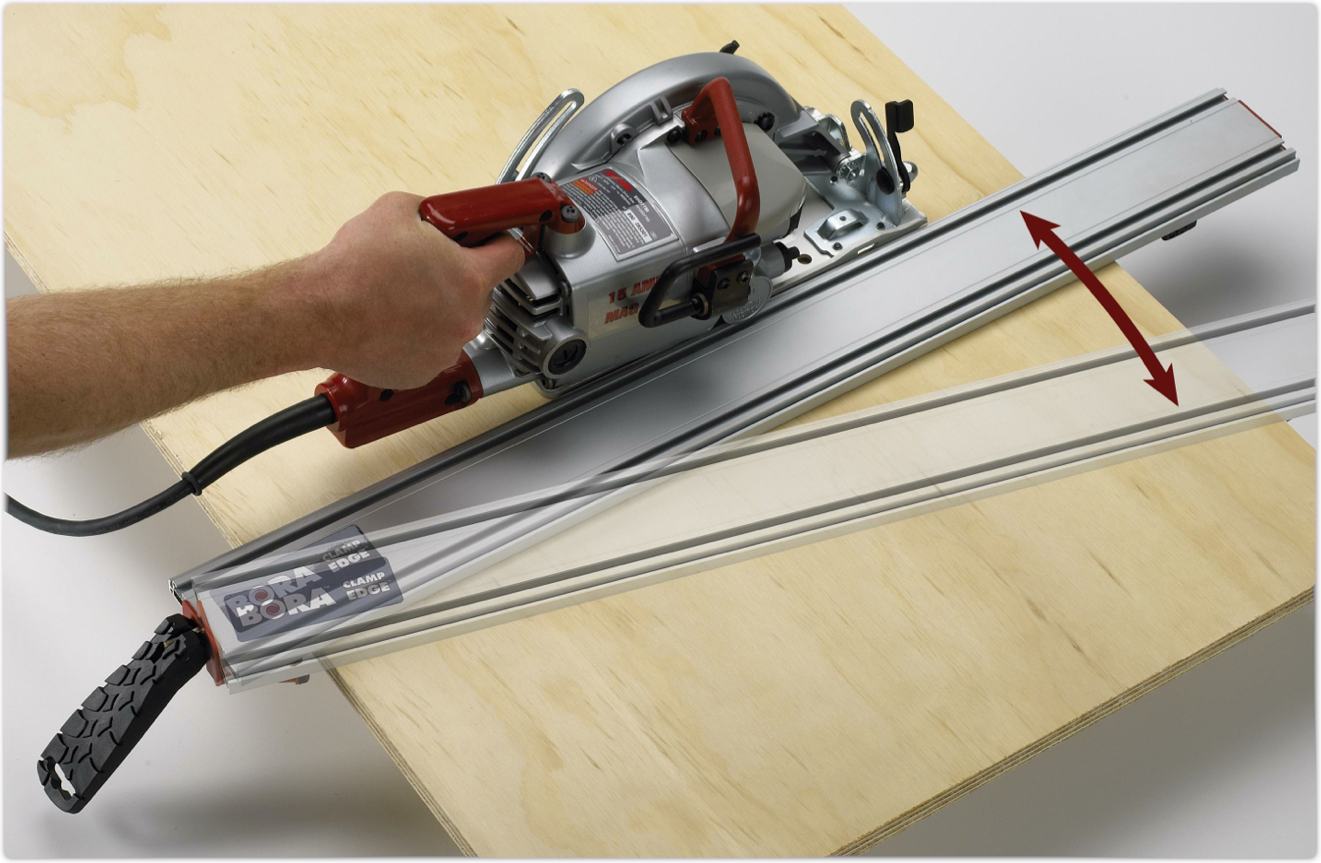 Bora 541100 Clamp Edge Wide Track Power Tool Guide 100 Inch Straight Bora 541100 Clamp Edge Wide Track Power Tool Guide 100 Inch Straight