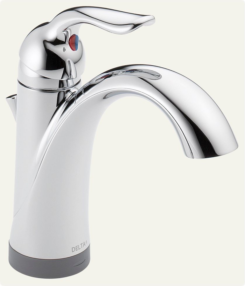 Delta Lahara Single-Handle Bathroom Faucet with Diamond Seal Technology