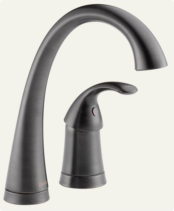 Delta 1980RBDST Pilar Single Handle Bar/Prep Faucet, Bronze