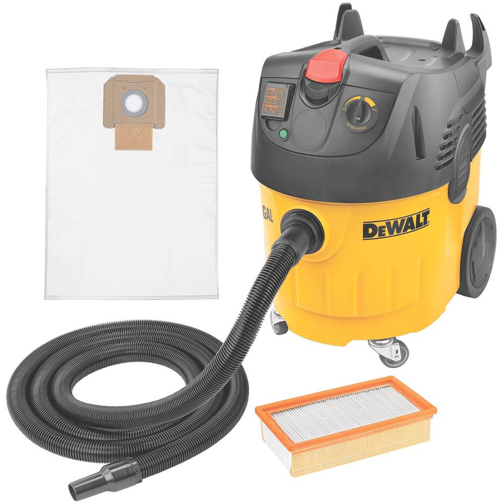 DEWALT D27905H 10 Gallon Dust Extractor Vacuum with HEPA Filter
