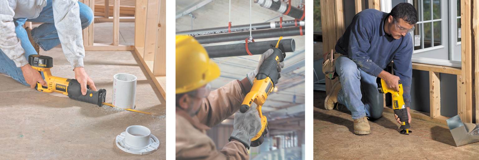 DEWALT BareTool DC385B 18Volt Cordless Reciprocating Saw Power